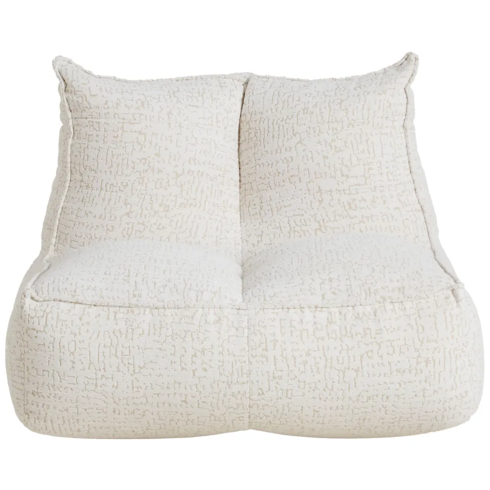 NOUS Living fauteuil Chubby wit, foto 4