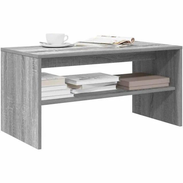 vidaXL Tv-meubel 80x40x40 cm bewerkt hout grijs sonoma eikenkleurig, foto 2