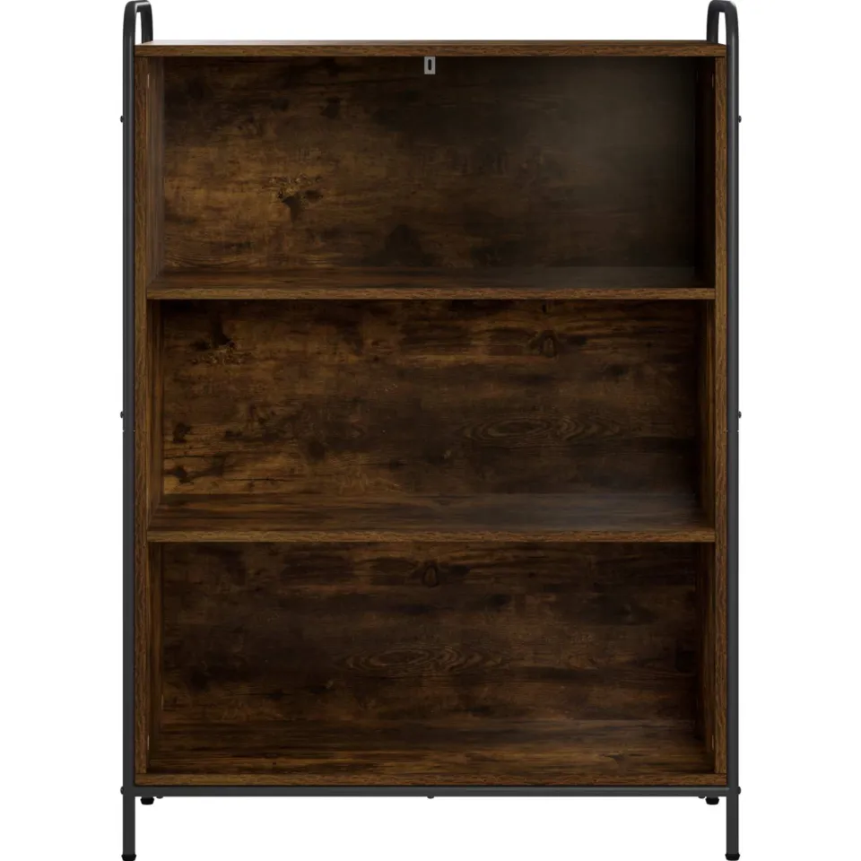 vidaXL Boekenkast 55,5 x 33 x 174 cm Bewerkt hout Gerookt eiken Bruin