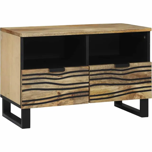 vidaXL TV Eenheden 70 x 33 x 46 cm Bruin Bewerkt hout