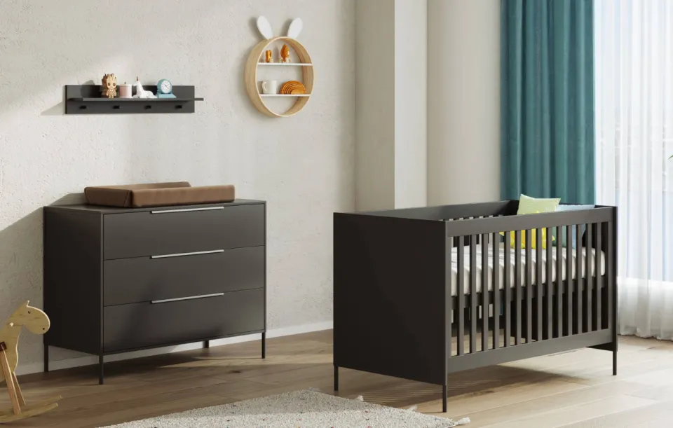 Born Lucky Babykamer Lissabon Chocolate 2-Delig, foto 3