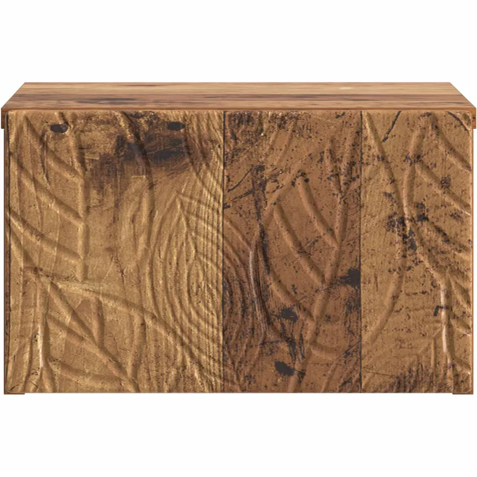 vidaXL Wandbeugel Bedkast Oud hout 49 x 34,5 x 20 cm Bewerkt hout bruin, foto 4