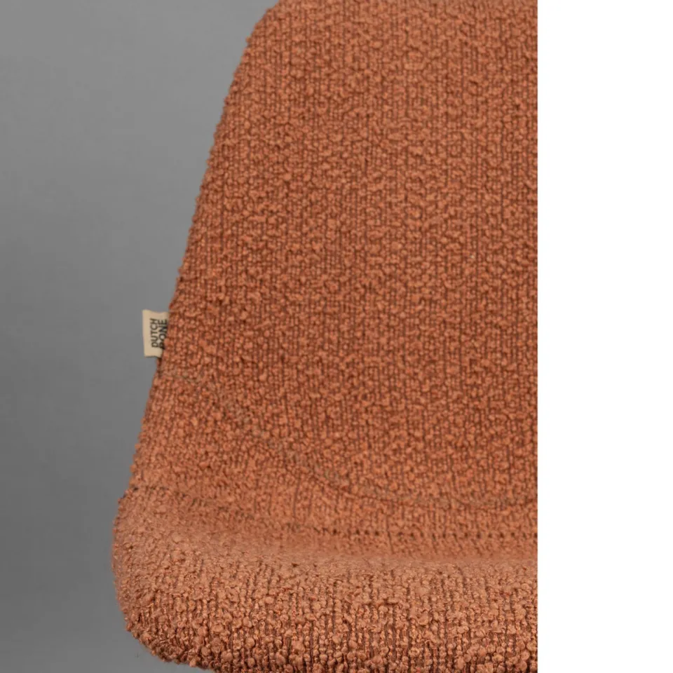 Dutchbone Franky eetkamerstoel terracotta, foto 7