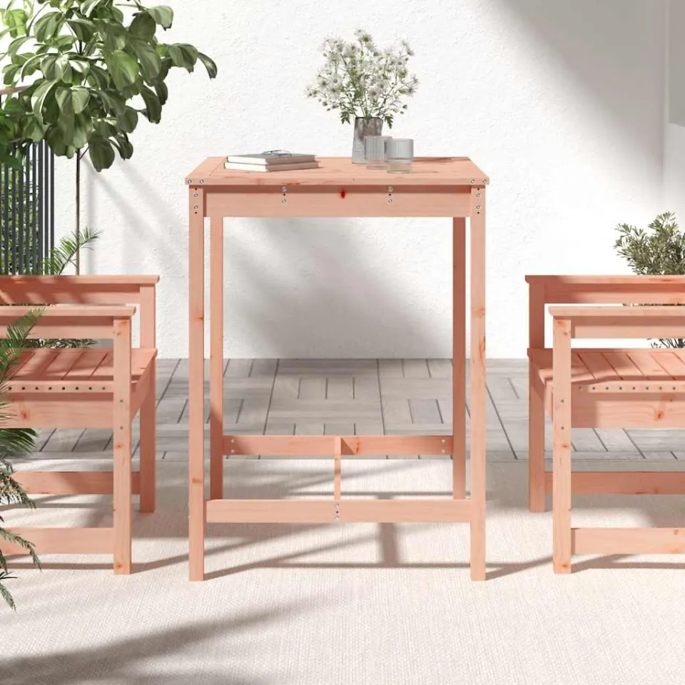 vidaXL Tuintafel 82,5x82,5x110 cm massief douglashout bruin, foto 2
