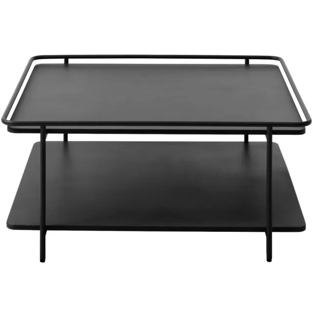 Nordic Home Millie salontafel 75x75 cm - zwart