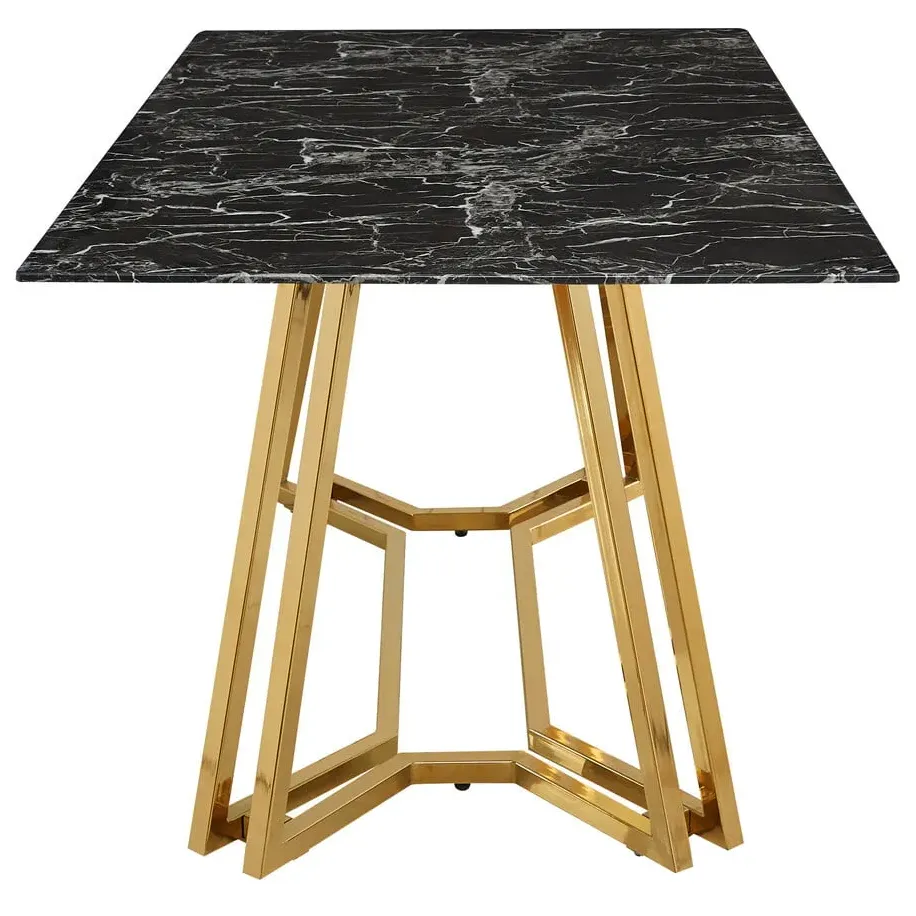 Eetkamertafel Lars zwart, foto 3