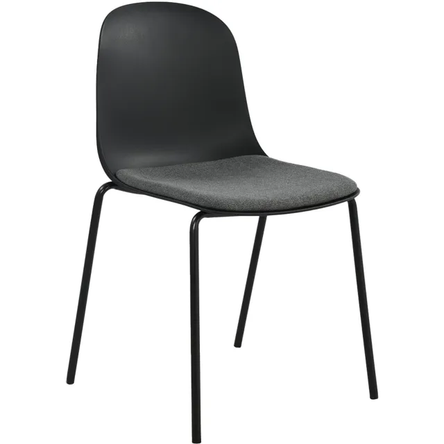 Kick Collection Kick eetkamerstoel Bow - Zwart