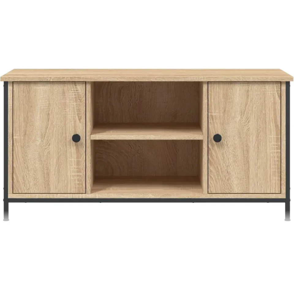 vidaXL Tv-meubel 100x40x50 cm bewerkt hout sonoma eikenkleurig, foto 4