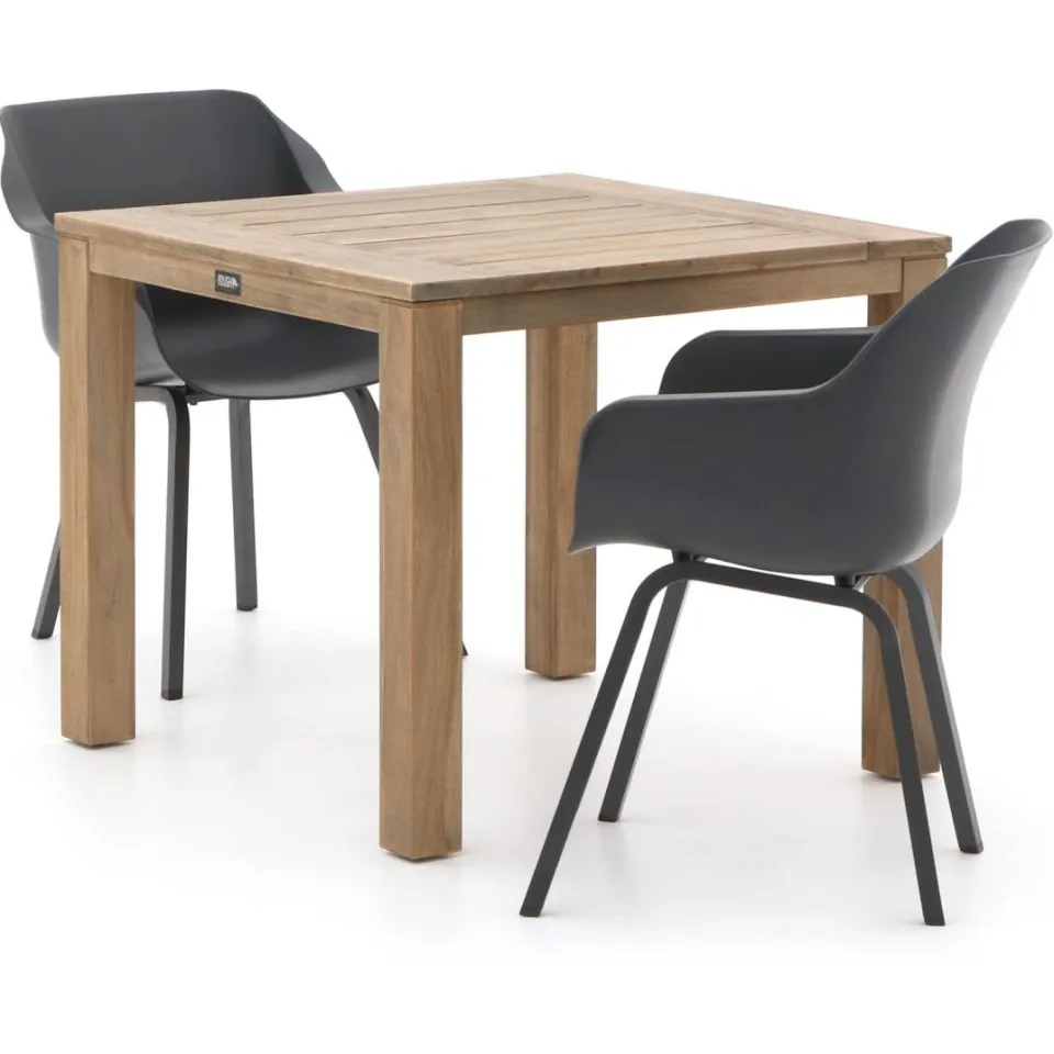 Hartman tuinmeubelen Hartman Sophie Element/ROUGH-S 90cm dining tuinset 3-delig bruin, foto 5