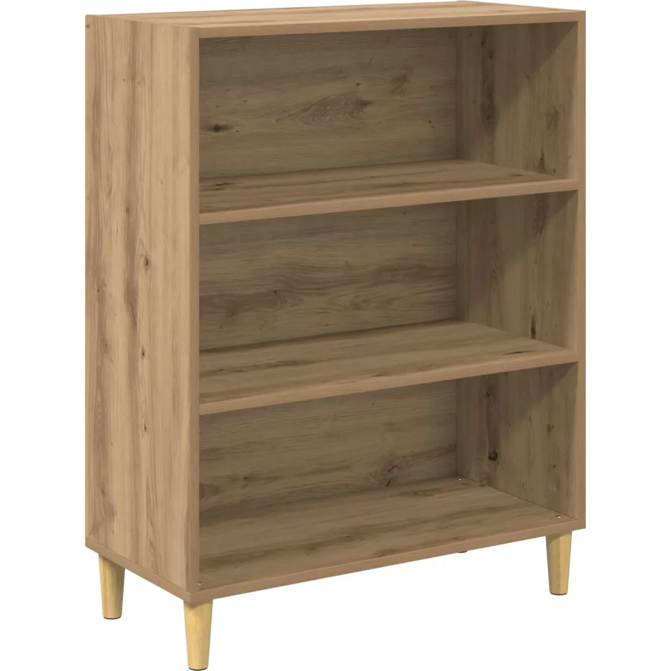 vidaXL Dressoir Artisan Eiken 69,5 x 32,5 x 90 cm Bewerkt hout, foto 3