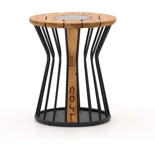 Cosi Cosilumia bijzet tuintafel ø52cm (h:60cm) Zwart