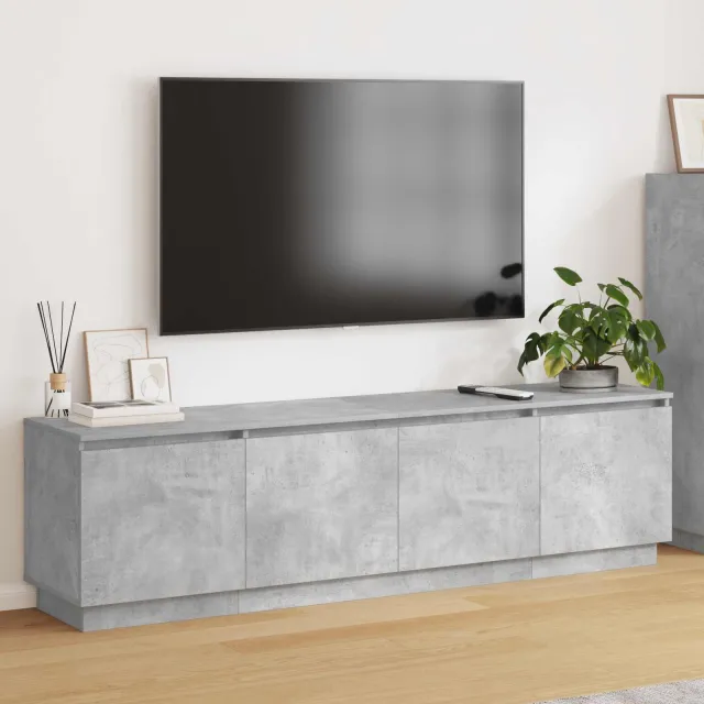 vidaXL TV-kast 180 x 38 x 49 cm Beton Grijs Bewerkt hout, foto 2