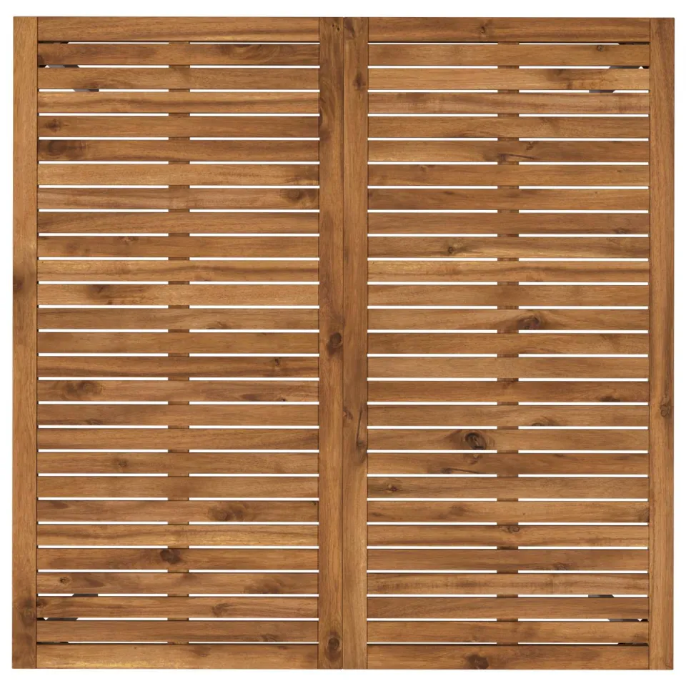 vidaXL Tuindiner tafel NAARDEN Natuurlijk en Wit 110 x 108,5 x 75 cm, foto 4