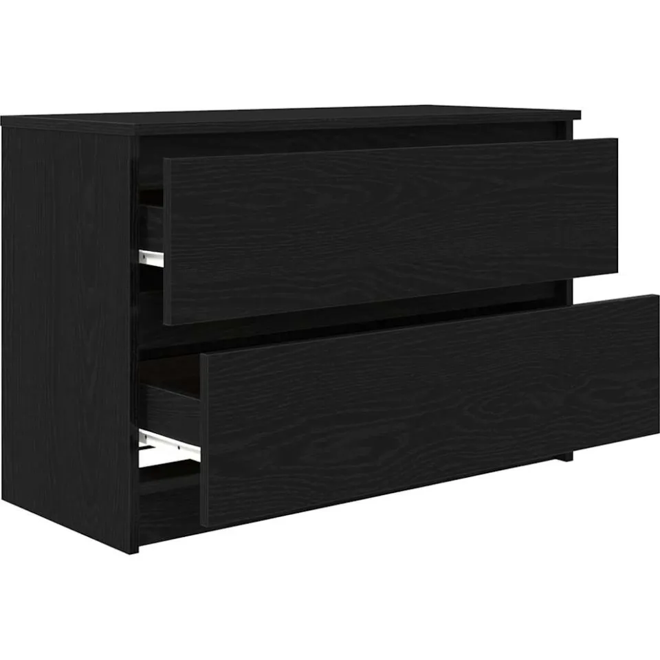 vidaXL Tv-meubel 80x35x54 cm spaanplaat zwart, foto 4