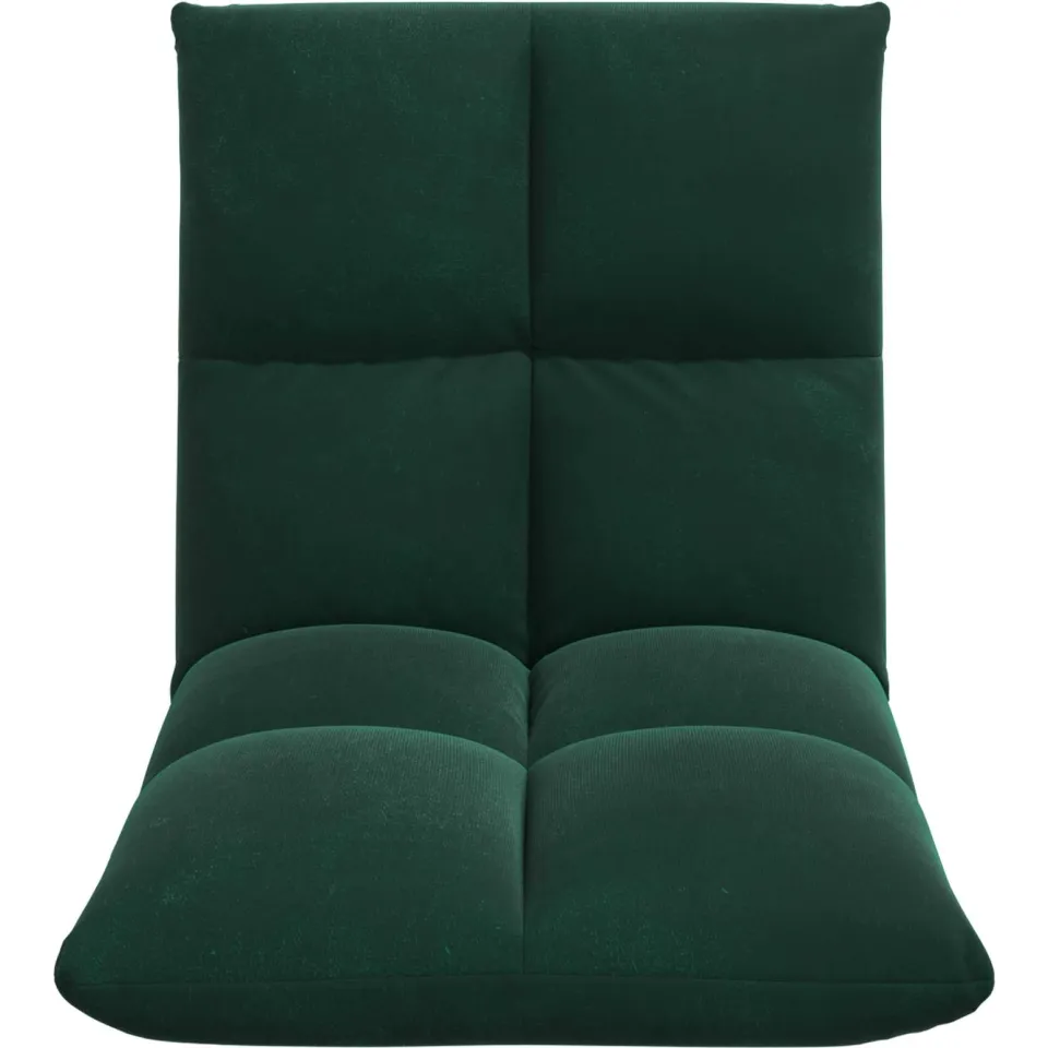 vidaXL Verstelbare vlo stoelen Donkergroen Fluweel groen, foto 4