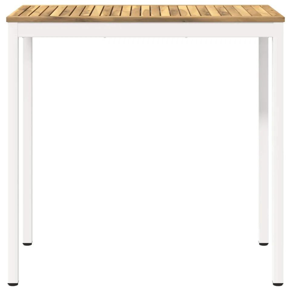 vidaXL Tuinbar Tafel NAARDEN Witgewassen 108,5 x 55 x 105 cm Bruin