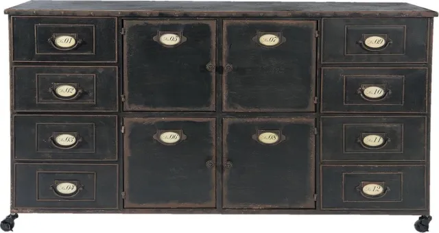 Clayre & Eef Ladekast 152x44x86 cm Bruin IJzer
