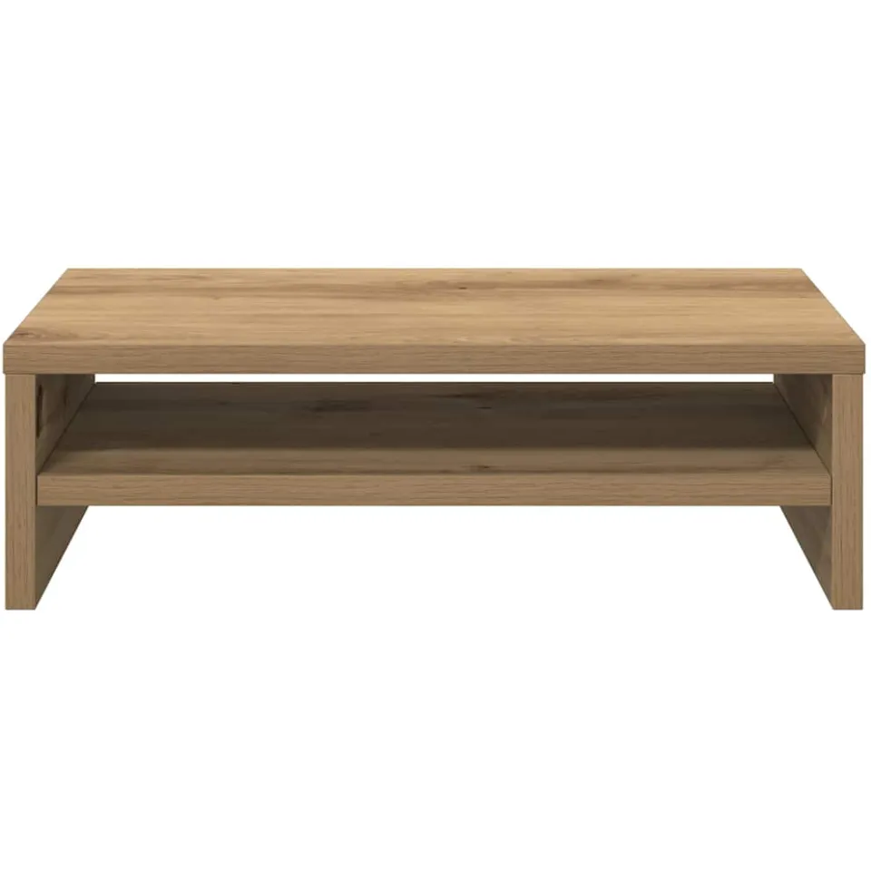 vidaXL Monitorstandaard 42x24x13 cm bewerkt hout artisanaal eikenkleur, foto 4