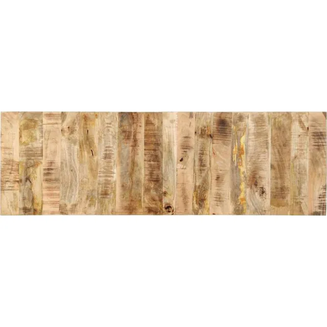 vidaXL Hoofdbord 160 cm massief ruw mangohout bruin