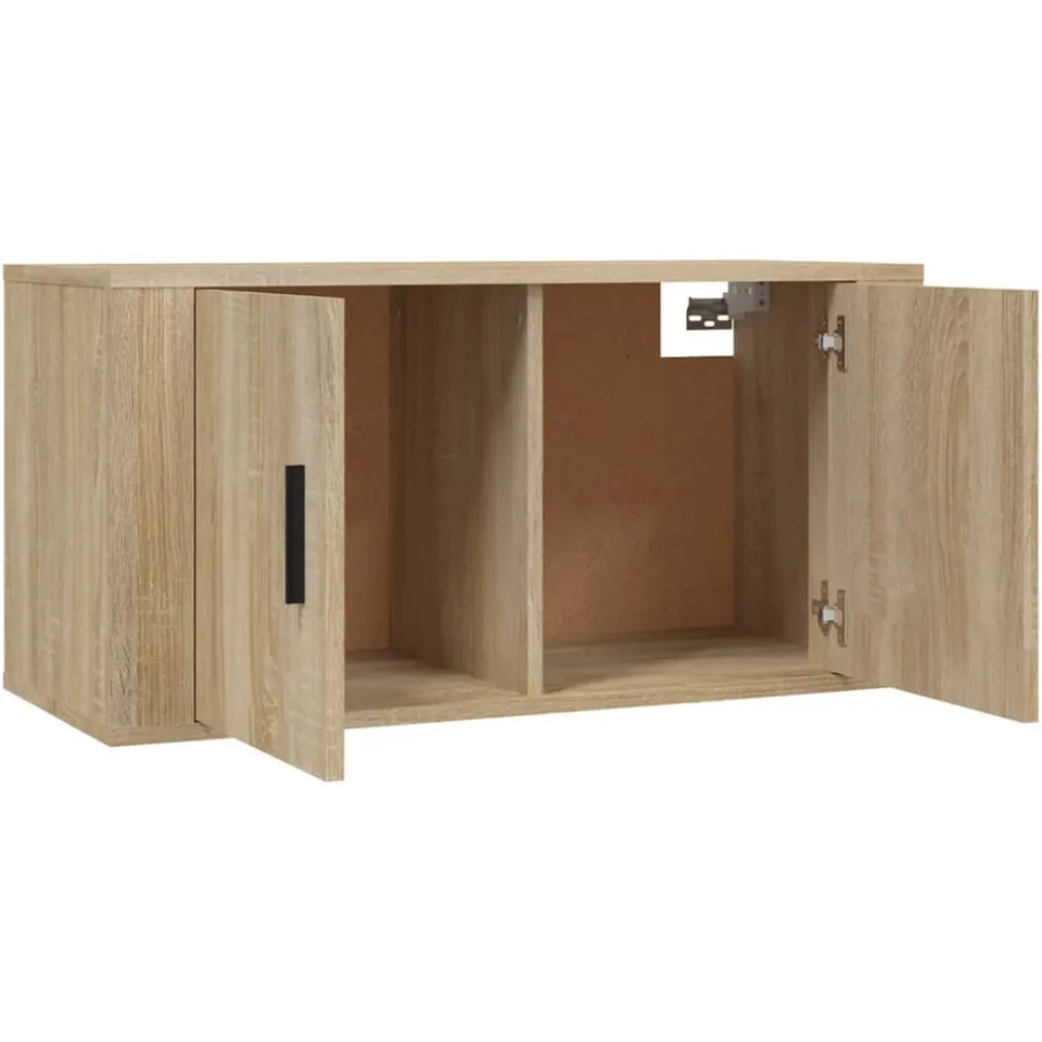 vidaXL Tv-wandmeubels 2 st 80x34,5x40 cm sonoma eikenkleurig, foto 4