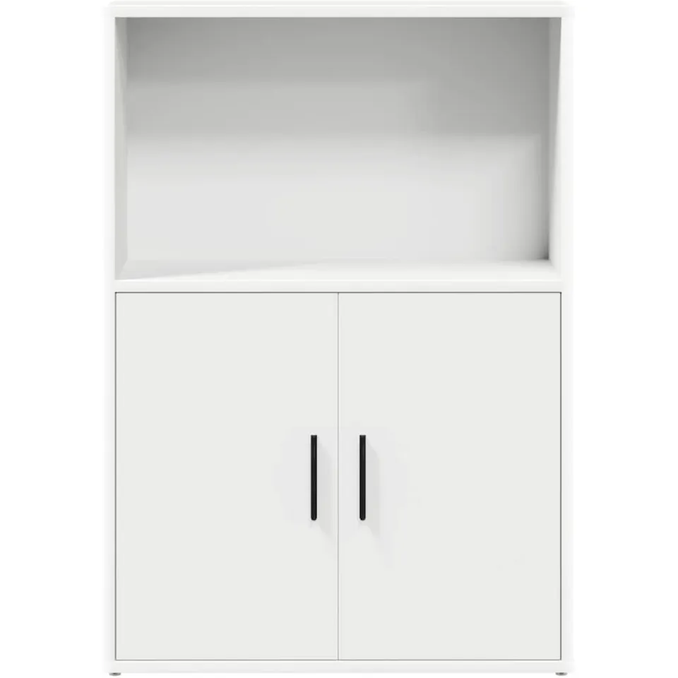 vidaXL Boekenkast 60x24x85 cm bewerkt hout wit, foto 4