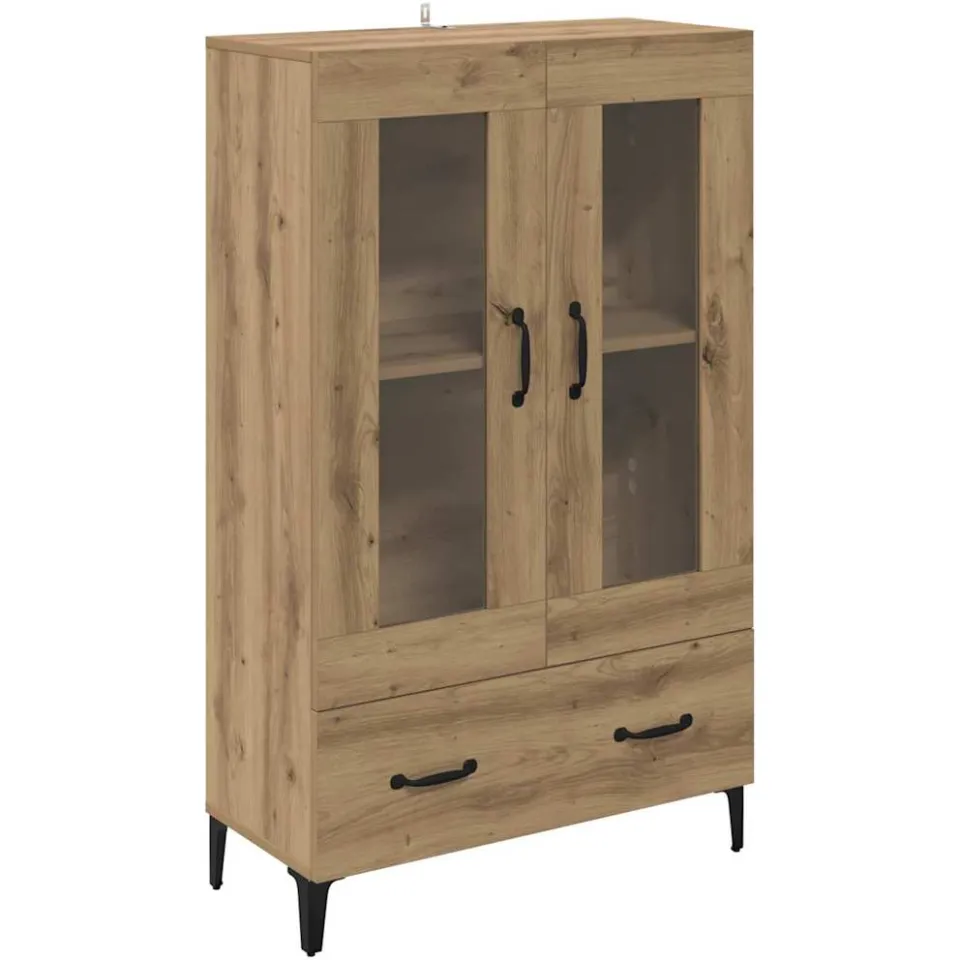 vidaXL Highboard Artisan Eiken 70 x 31 x 115 cm, foto 3