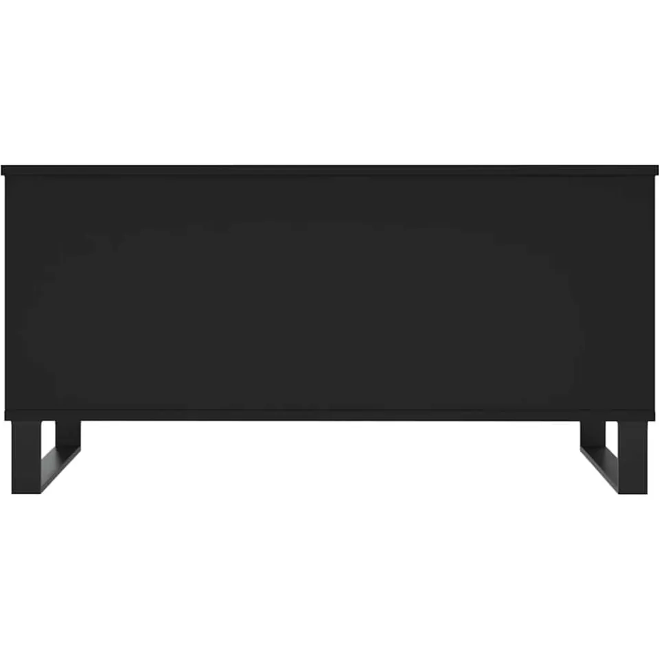 vidaXL Salontafel 90x44,5x45 cm bewerkt hout zwart, foto 4