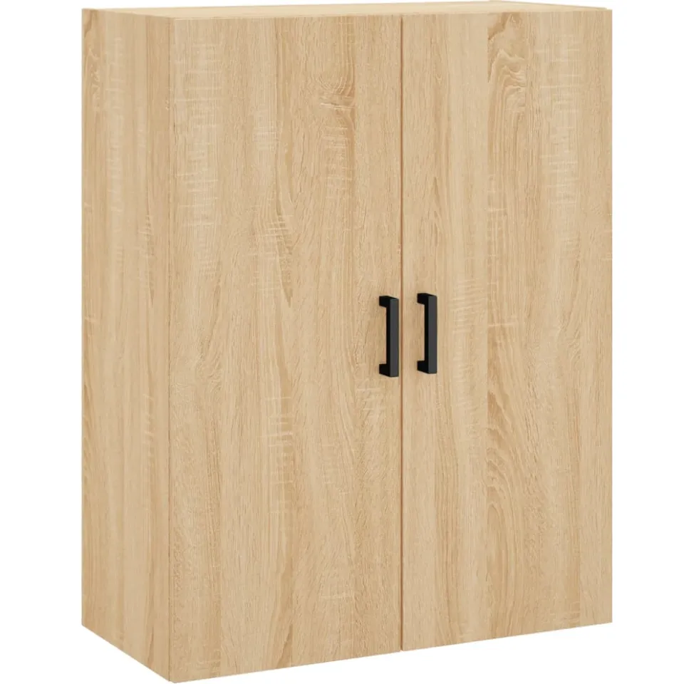 vidaXL Hangkasten 2 st 69,5x34x90 cm sonoma eikenkleurig, foto 4
