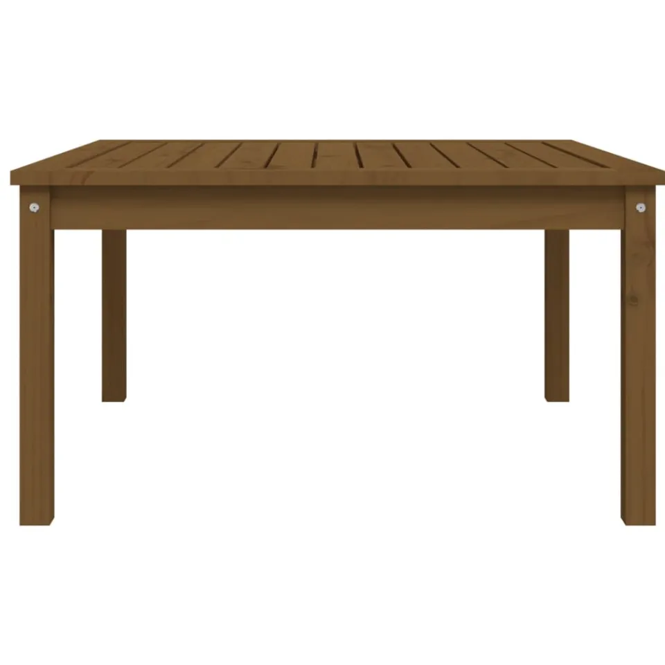 vidaXL Tuintafel 82,5x82,5x45 cm massief grenenhout honingbruin bruin, foto 4