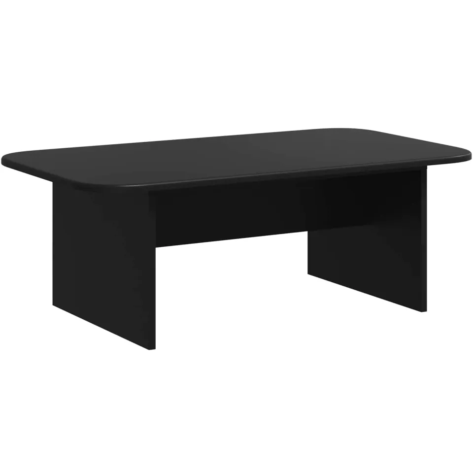 vidaXL Salontafel Zwart 93 x 53 x 33 cm Bewerkt hout, foto 3