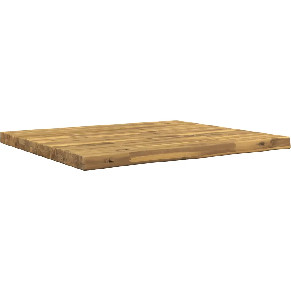 vidaXL Rechthoekig Tafelblad 70 x 60 x 3,2 cm Rechthoekig Bruin