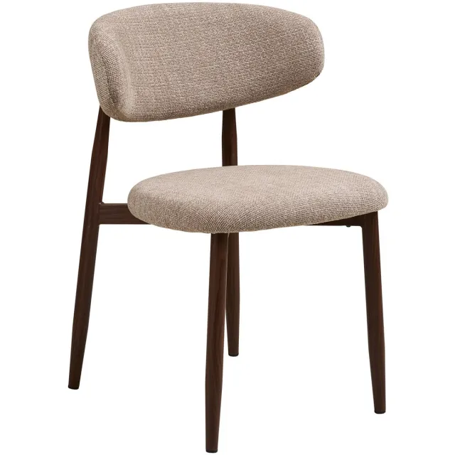 House Nordic Eetkamerstoel Levanto - Zand Hout - Set van 2
