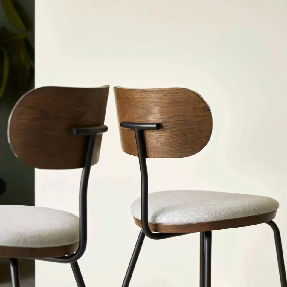 Tikamoon Soline stoel beige Donkergrijs