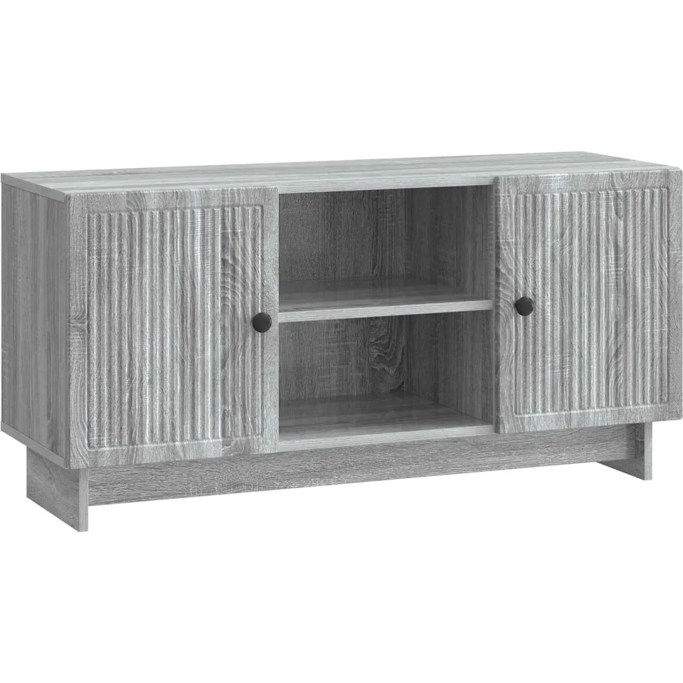 vidaXL TV-kast 102 x 34,5 x 50 cm Grijs Sonoma Bewerkt hout, foto 3