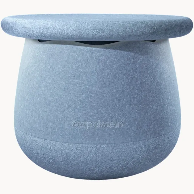 Stapelstein® Kinderopbergpoef Dynamic Blauw