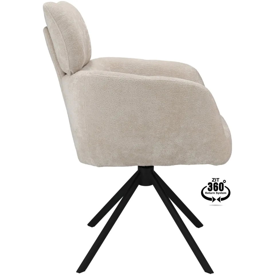 Wehkamp Home Hope armstoel linnen linen, foto 4