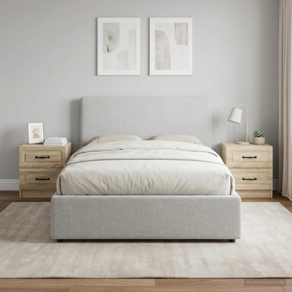 vidaXL Nachtkastje 2 st Sonoma Eiken 43 x 34,5 x 44,5 cm Bewerkt hout, foto 4