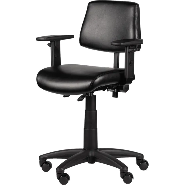 Rodachair Ergonomische bureaustoel - Office chair - Bureaustoelen voor volwassenen - Met verstelbare armleggers - Zwart
