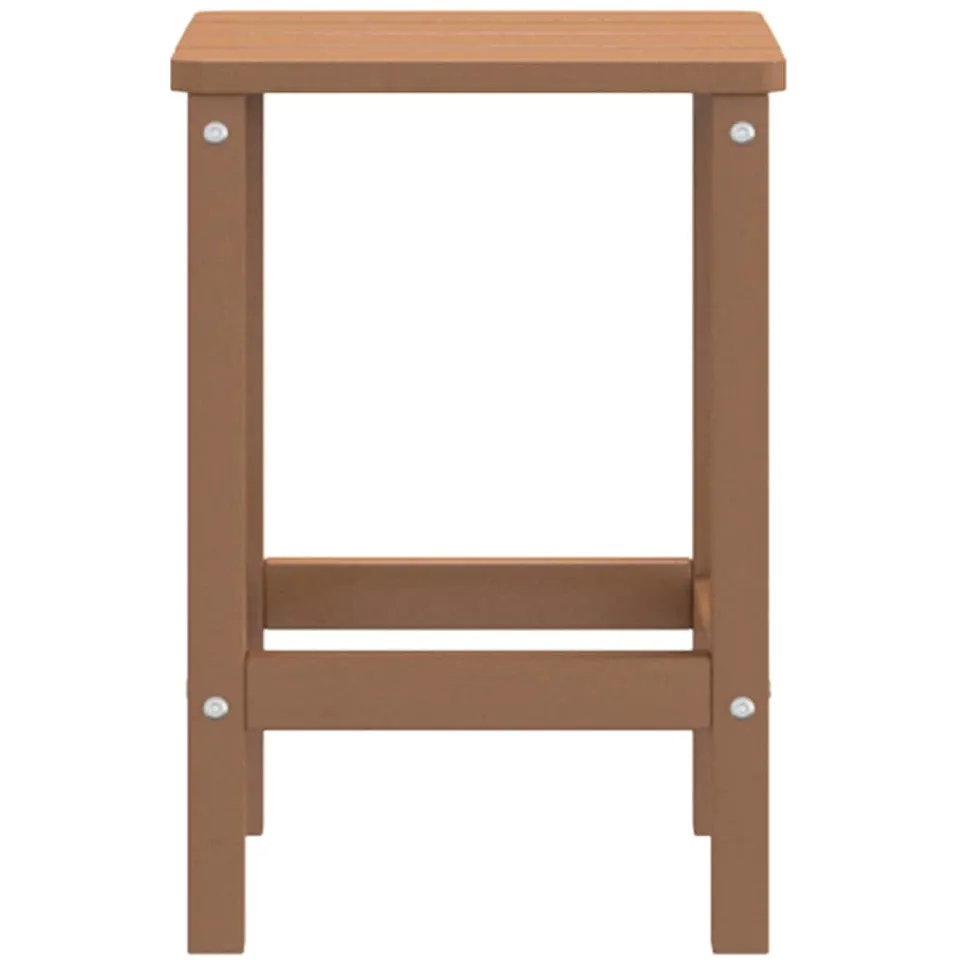 vidaXL Tuintafel Adirondack 38x38x46 cm HDPE bruin, foto 4