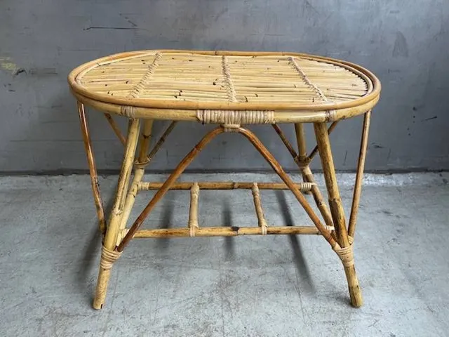 Var Table rotan Flower Naturel