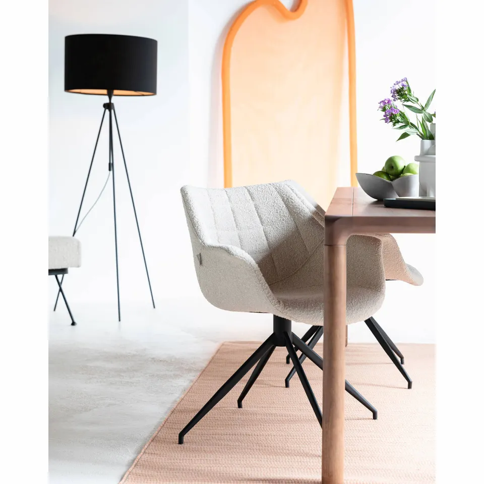 Zuiver Doulton draaifauteuil beige, foto 5