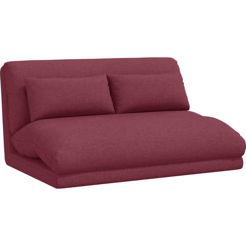 vidaXL Verstelbare vlo stoelen Wijnrood Stof