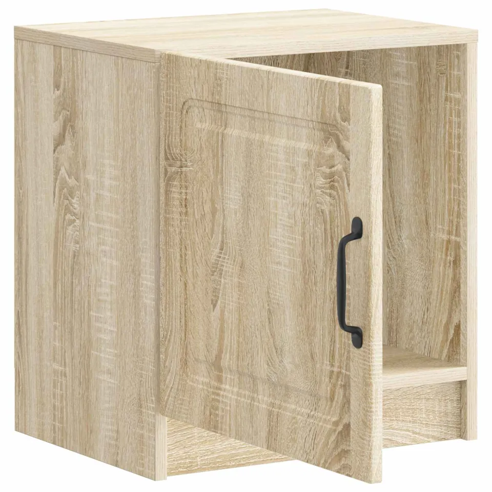 vidaXL Nachtkastje Sonoma Eiken 43 x 34,5 x 47 cm Bewerkt hout, foto 3