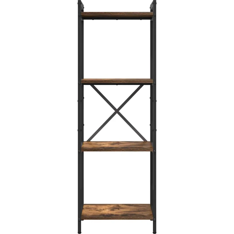 vidaXL Boekenkast 40 x 30 x 119 cm Bewerkt hout Gerookt eiken, foto 3