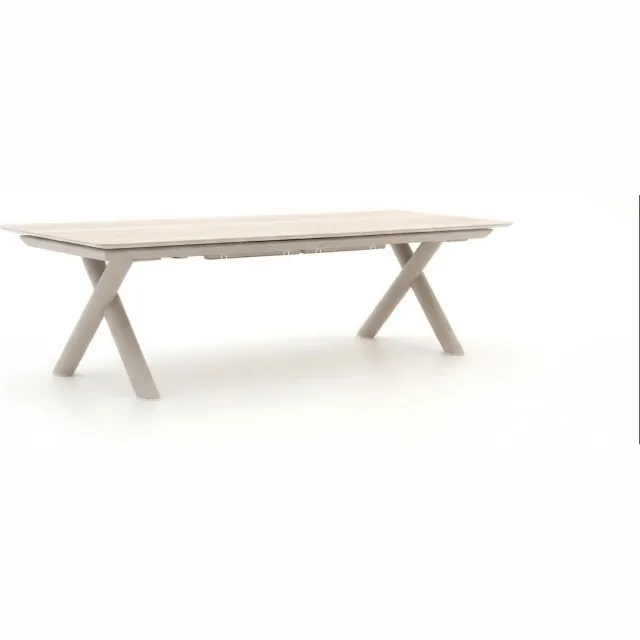Bellagio tuinmeubelen Bellagio Citadella dining tuintafel uitschuifbaar 280/340/400x100x76cm Taupe