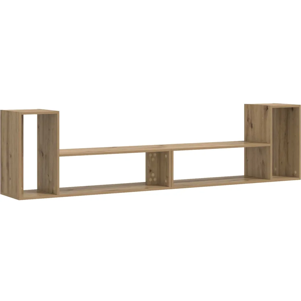 vidaXL TV-kast 100 x 30 x 50 cm Artisanaal eiken Bewerkt hout, foto 3