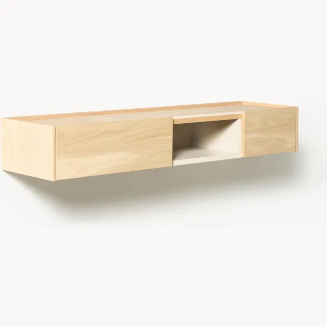 Westwing Collection Houten wandconsole Larsen Beige
