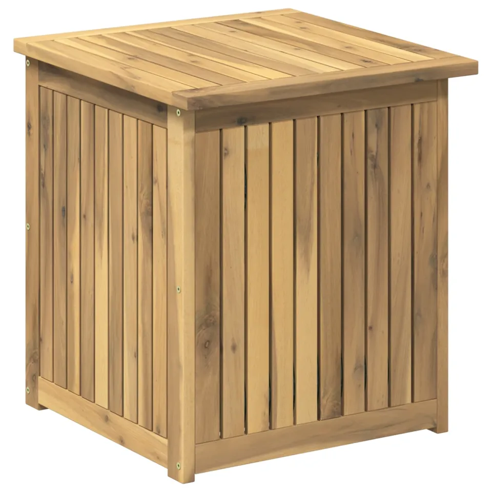 vidaXL Tuinopslagdoos Massief Acaciahout 48,5 x 49 x 53,5 cm bruin, foto 3