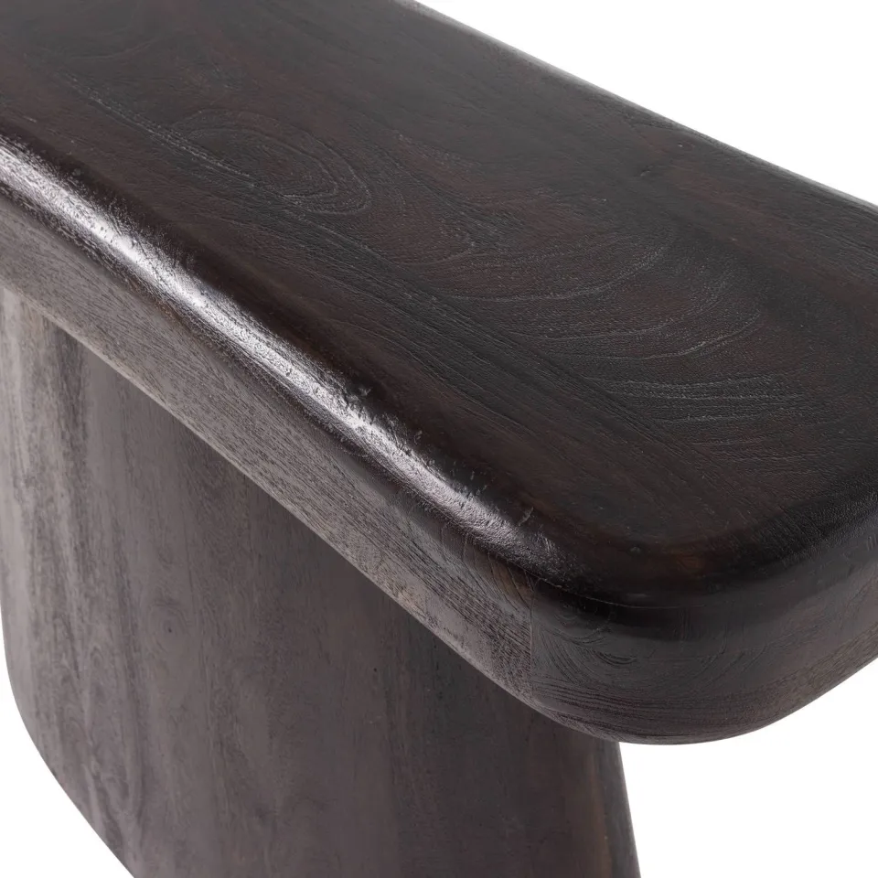 WOOOD Amco bijzettafel donkerbruin, foto 3