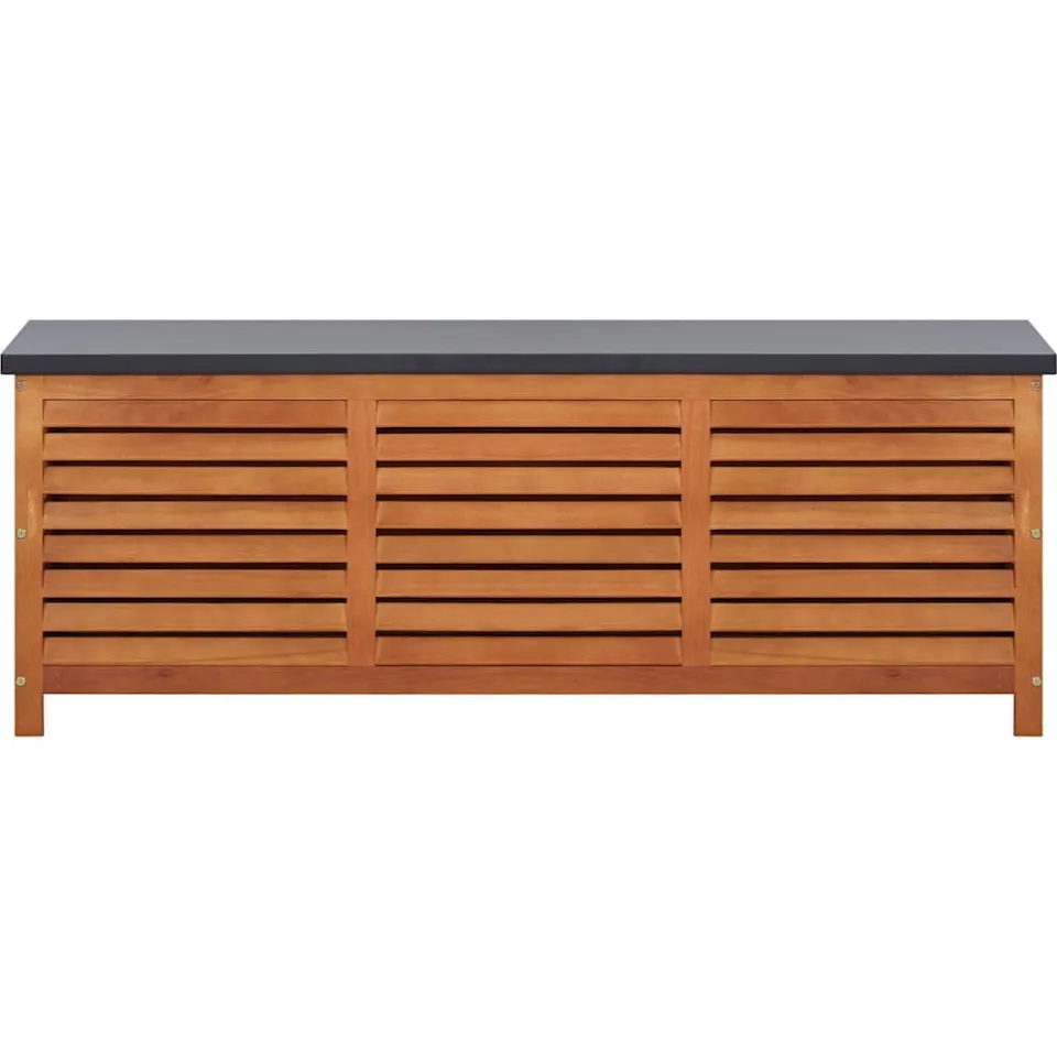 vidaXL Tuinbox 150x50x55 cm massief eucalyptushout Bruin